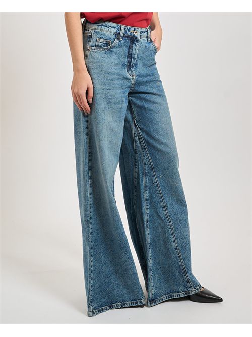 Jeans wide leg donna Patrizia Pepe a vita bassa PATRIZIA PEPE | 8P0755-D1WZBCA25